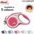thumbnail image 4 of Flexi Comfort Laisse Rétractable en Nylon pour Chien, Rouge, Petit : 5 m de long, 4 of 5