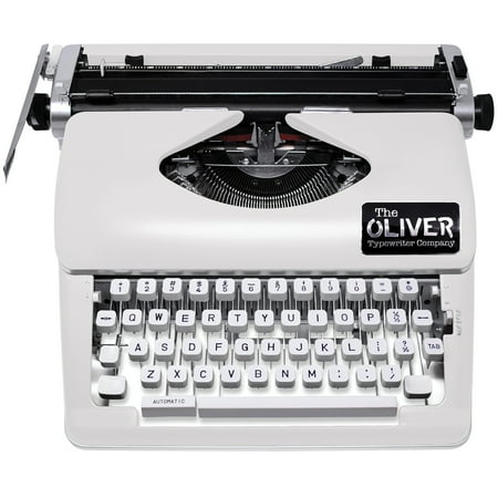 The Oliver Typewriter Company Timeless Manual Typewriter (White), OTTE-1637