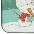 thumbnail image 4 of Pembroke Corgi Snowman Christmas Dish Drying Mat, 4 of 7