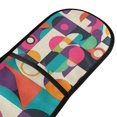thumbnail image 4 of Yayeee Double Oven Mitt Kitchen Heat Resistant Baking 35" x7" Quilted Glove, Pink Geometric, 4 of 6