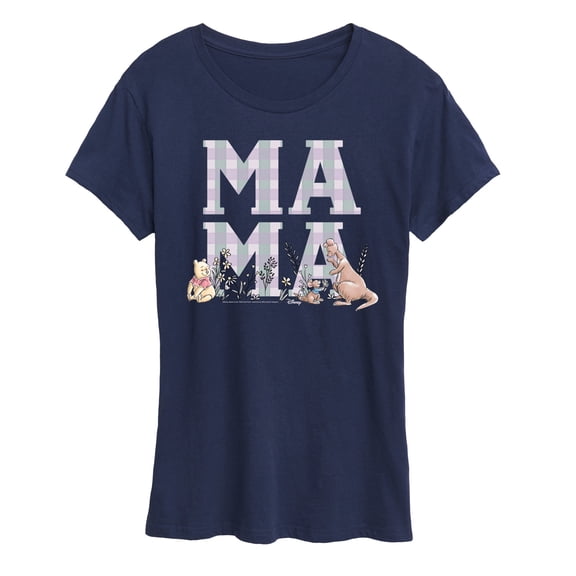 Winnie the Pooh - Mama Grid - Women's Short Sleeve Graphic T-Shirt