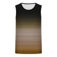 thumbnail image 5 of Sentmoon Tank Top Men and Sleeveless Crew Neck Summer Compression Shirts Solid Color Gym Loose Oversized Mens Clothing Hawaiian for Summer Beach Days Khaki XL, 5 of 5