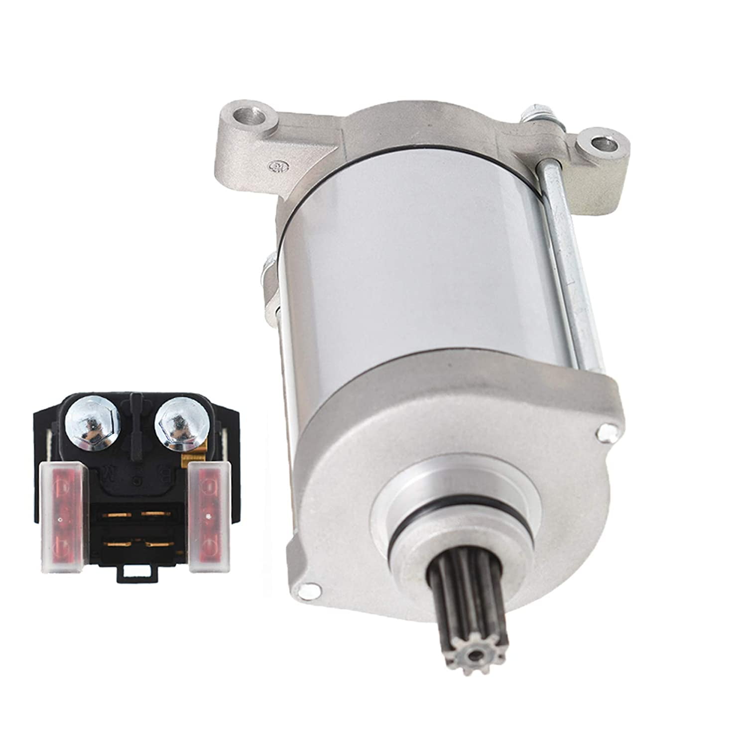 EPOTOOR Starter & Relay Solenoid for Yamaha Rhino 660 YXR660 2004 2005