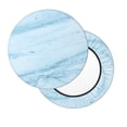 thumbnail image 2 of Fotbe Blue Marble Stool Covers Round,Waterproof Round Bar Stool Covers Bar Chair Covers Washable Stool Cushion Slipcover for 12-14 Inch Chair-12 inch, 2 of 7