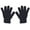 Black, variant on Winter Knit Gloves for Men and Women, Stretchable Full Finger Gloves, Acrylic Warm Gloves, 15 Color Options, One Size Fits Most, Outdoor Sports Gloves, Cold Weather Gloves - Black