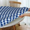 thumbnail image 5 of Round Fitted Tablecloth 44 Inch, Royal Blue Round Fitted Tablecloth Fitted Table Clothes Waterproof Table Cover Kitchen Tablecloth for Dining, Parties, Camping, 5 of 8