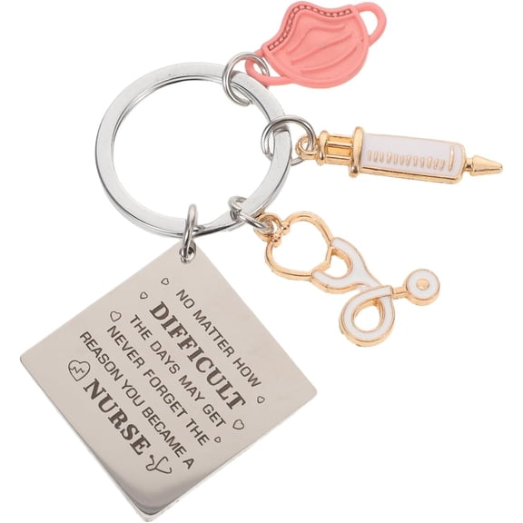 Nurse Keychain for Nursing Students and Medical Assistants Nurses Week Appreciation Charm Graduation and Birthday Present for Female Healthcare Professionals