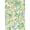 PUMPKIN/POOL/GREEN, variant on Challis Rayon Printed Liberty Woven Fabric, Soft Floral Summer Dress Craft (PUMPKIN/POOL/GREEN, ByYard)