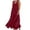 Wine*women dress, variant on Dazajoo Womens Summer Dresses Casual Sleeveless Maxi Dress Flowy Ruffled Hem Long Sundress with Pockets,Black,S