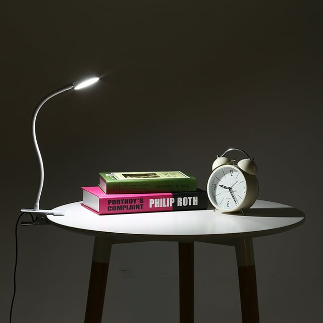 Desk Lamp, Clip Eyelash Extension Light Microblading USB Light, 2Colors New Portable Permanent Makeup Eyebrow Tattooing Reading USB Desk Lamp