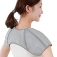 thumbnail image 1 of Shoulder Warmer Solid Color Wind And Cold Protection Comfortable Support Body Muscle Pain Relief Health Care Heat Warm Therapy Pad Shoulder Protector for Outdoor Sports, 1 of 7