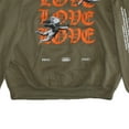 thumbnail image 4 of Cupid Love Lost Men's Brown Hoodie Size XL, 4 of 4