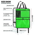 thumbnail image 3 of Iauyy 2-in-1 Car Kick Mats Back Seat Protector, 6 Large Storage Pockets , Universal Car Seat Back Protectors Kick for SUV & Sedan 25x18in,Bright Emerald Green, 3 of 6