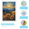 thumbnail image 3 of Diamond Art Kits for Adults, Sunset Sky SunflowerDiamond Painting Kits for Beginners, Frameless Round 5D Full Drill Diamonds Art Gem Art Crafts Home Decor Gifts, 3 of 8
