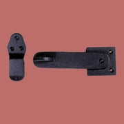 Black Gate Flip Latch Wrought Iron 5.75 L Two-Sided Rust Resistant Door Locks Renovators Supply