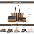 thumbnail image 5 of Fashion Womens Purses and Handbags Shoulder Bags Leisure Ladies Top Handle Satchel Tote Bag gift, 5 of 7