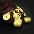 thumbnail image 2 of Shisuyan 1Pc Gourd Ingot Coin Pendant Key Chain Decorative Bag Pendant Auspicious Pendant, 2 of 9