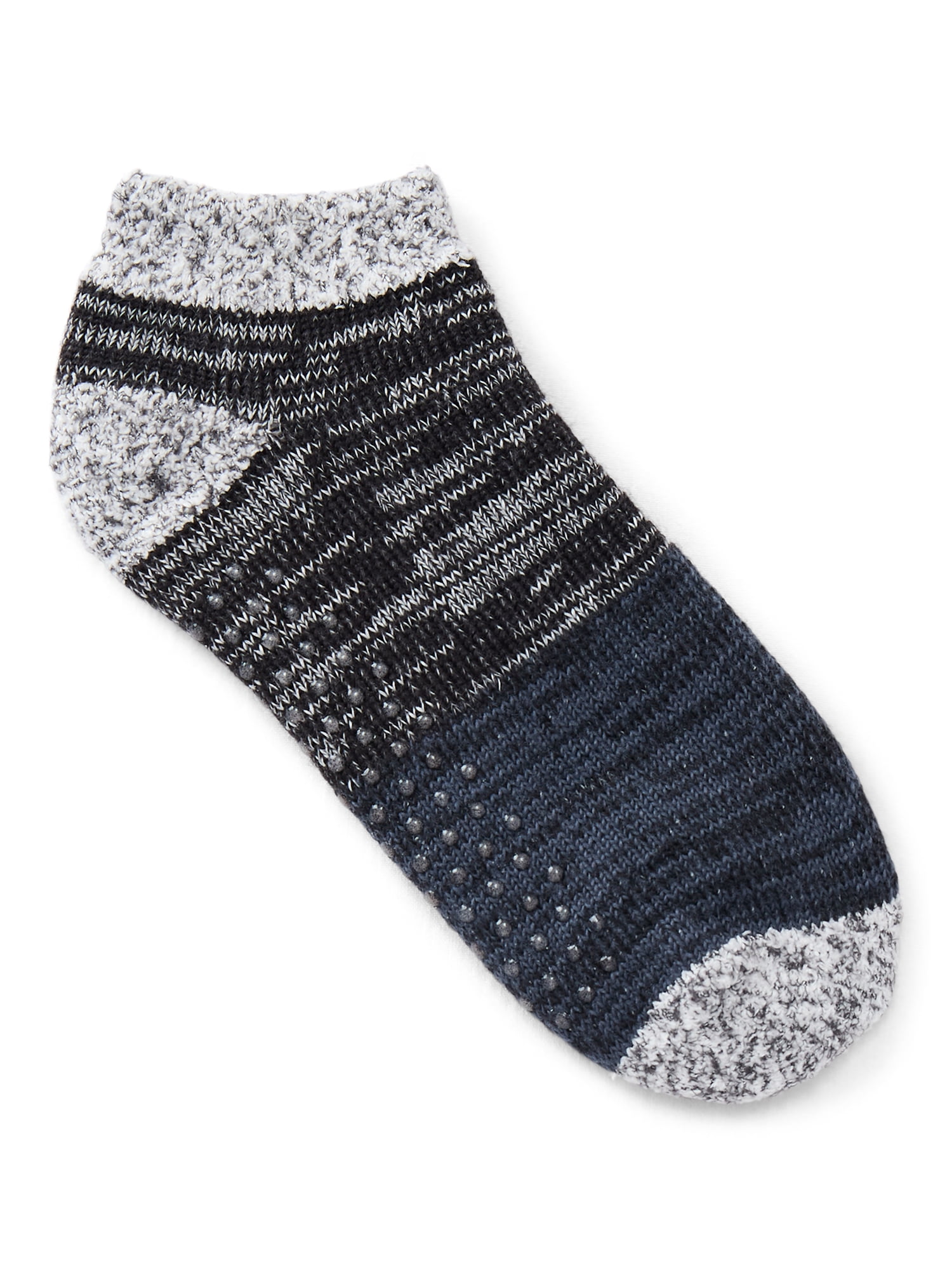 Joyspun Women's Double Layer Low Cut Lounge Socks, 3 Pack, Shoe Sizes 4-10