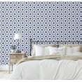 thumbnail image 5 of S4sassy Removable Contemporary White Wall Decor, Hexafloral Print Textured Contact Paper for Walls, Cabinets, Self Adhesive Vinyl Wallpaper Roll, Waterproof Contact Paper for Walls - 25"x60" inch, 5 of 9