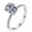 1 Carat, variant on Apaison Luxury D Color 1CT&2CT&3CT&5 Carat Moissanite Women Ring - 925 Sterling Silver Wedding Engagement Jewelry Gift - Size 5 ~9