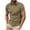 #1-Khaki, variant on Otvok Men Shirt Short Sleeve Casual Classic Summer Shirts Button Solid Color Basic T Shirt