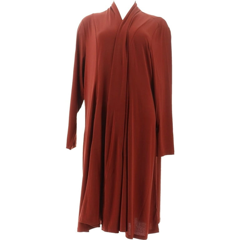Susan graver top liquid knit duster