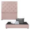 thumbnail image 1 of Box Base Cama Queen Size + Cabecera Ikki Rosa + Almohada 2Pack + Protector Cloud + Sábanas Softy, 1 of 8