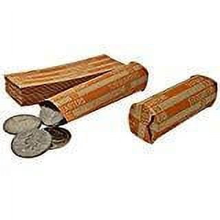 J Mark 1000 Coin Roll Wrappers, MADE IN USA, J Mark Coin Deposit Slip, Flat Coin Rollers (Quarters)