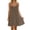 Light Brown, variant on Women's Low Back Dress Casual Backless Cami Dress Lounge House Dress Loose Spaghetti Strap Flowy Midi Sundress 2026 Army Green S