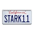 thumbnail image 2 of Iron Man 2 | Stark 11 | Metal Stamped License Plate, 2 of 4