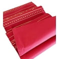 thumbnail image 5 of Fennco Styles Holiday Metallic Snowflake Printed Table Runner 16" W x 72" L - Red Woven Table Cover for Home Décor, Banquet, Family Gathering, Christmas, Special Occasion, 5 of 5