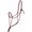 Red/Black, variant on Silvertip Big Sky Rope Halter, Full Color: Black