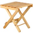 thumbnail image 1 of unbranded Multifunctional Portable Table Wood Square Folding Stool for Picnics 1Set, 1 of 7