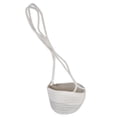 thumbnail image 4 of Hanging Basket, Hanging Plant Holder Durable Cotton Jute Rope Adjustable Foldable  For Vegetables For Cosmetics For Plant Stand White, 4 of 8