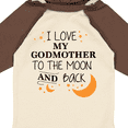 thumbnail image 4 of Inktastic I Love My Godmother to the Moon and Back Boys or Girls Long Sleeve Baby Bodysuit, 4 of 5