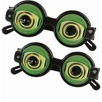 2PCS Winking Glasses with Blinking Eyes - Funny Crazy Blink Eye Glasses - Crazy Eyes Prop Glasses for Adults Party