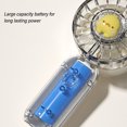 thumbnail image 3 of Portable Fan, Pocket Fan Handheld Fan Handheld Fan Portable Mini USB Rechargeable Personal Electric Pocket Fan with Lanyard 500mAh Battery, 3 of 8