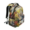 thumbnail image 2 of Backpack 16x11.4x6.9 Inches Fashion Backpack Shopping Travel Outing Backpack Beautiful Garden Husky, 2 of 9