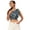 Blue, variant on Tie-Up One Shoulder Tops For Women, Sleeveless Printed Summer Crop Top