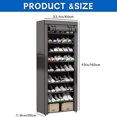 thumbnail image 2 of INTIGE 9 Tier Shoe Cabinet with Nonwoven Fabric Cover, Shoe Closet Organizer, Shoe Storage, 2 of 6