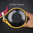 thumbnail image 4 of Strap Wrench Multifunctional Rubber Bottle Opener Oil Filter Wrench Tube Adjustable Remote Hand Tool, 4 of 5