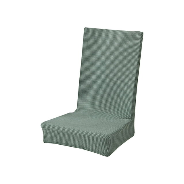 Ohufall High Elastic Solid Color Brushed Dining Chair Covers Soft Comfortable Seat Covers Dirt Proof Slipcovers For Chairs Home Kitchen