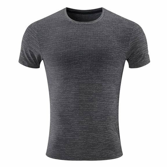 Kalauyu Running Shirts Men Sport Tops Dry Fit Gym Wicking Athletic T Shirts Breathable Cool Workout Shirts