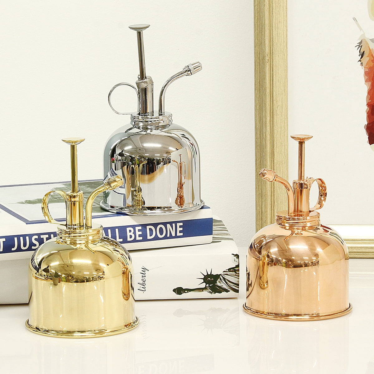 300ml/10oz Flower Water Spray Bottles Copper Metal