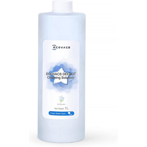 ECOVACS DEEBOT Multi-Surface Floor Cleaning Solution Compatible with Robot Vacuum Cleaners, 1L