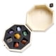 thumbnail image 4 of Piedras de Energía de Cristal Multicolor Decoración de Aventurina de con Caja de Almacenamiento 7x Piedras de Cristal Par Irregurmente Sunnimix Cristal de amatista, 4 of 8