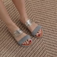 thumbnail image 4 of Nuevas sandalias y pantuflas para mujer con punta abierta y cómodas de fondo plano de verano Wmkox8yii shjk3568, 4 of 4