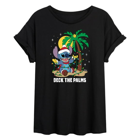 Lilo & Stitch - Deck The Palms - Women's Oversized T-Shirt