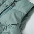thumbnail image 6 of Kids Puffer Vest Girls Vest Stand Collar Lightweight Water-Resistant Zip Up Sleeveless Jacket Kids Winter Jacket 5-6 Years, 6 of 8
