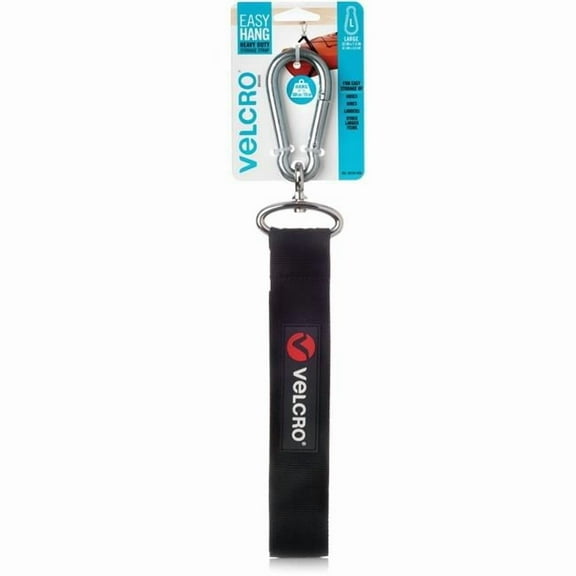 cloth hook and eye  Heavy Duty Storage Strap - Large - Black
